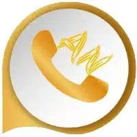 An WhatsApp icon