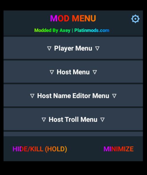 Axey PMT Among Us Mod Menu