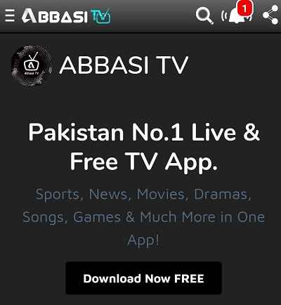 Abbasi Free Live TV