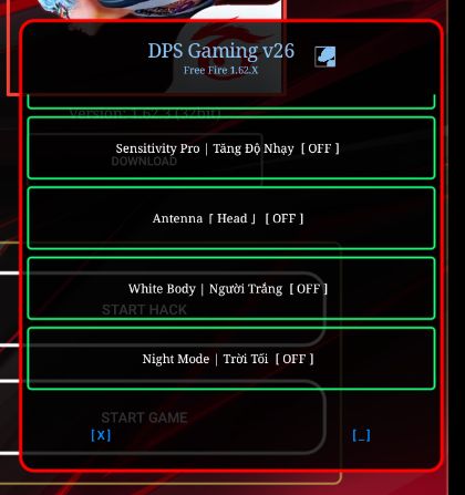 DPS Mod Menu