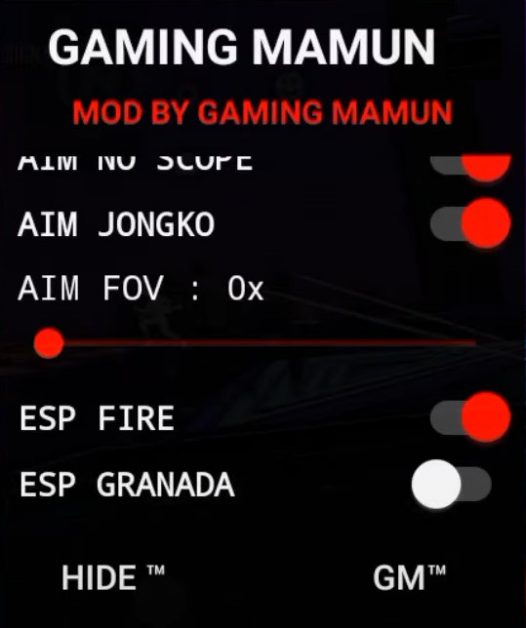 Gaming Mamun Free Fire Mod Menu