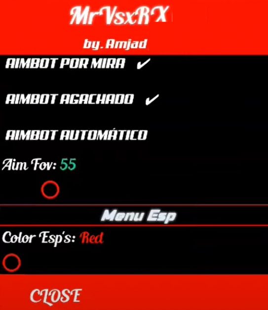 MrVsxRX Mod Menu