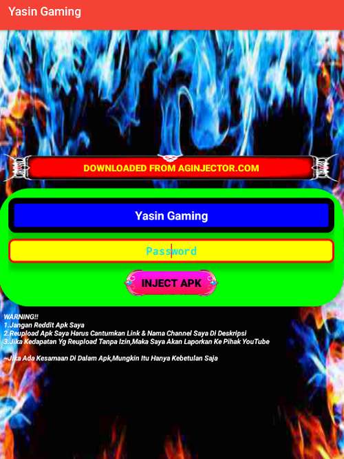 Yasin Gaming Injector