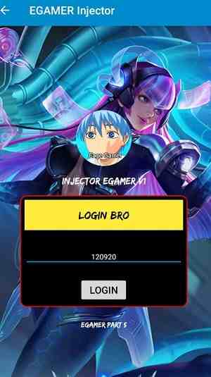 Egamer Injector Password